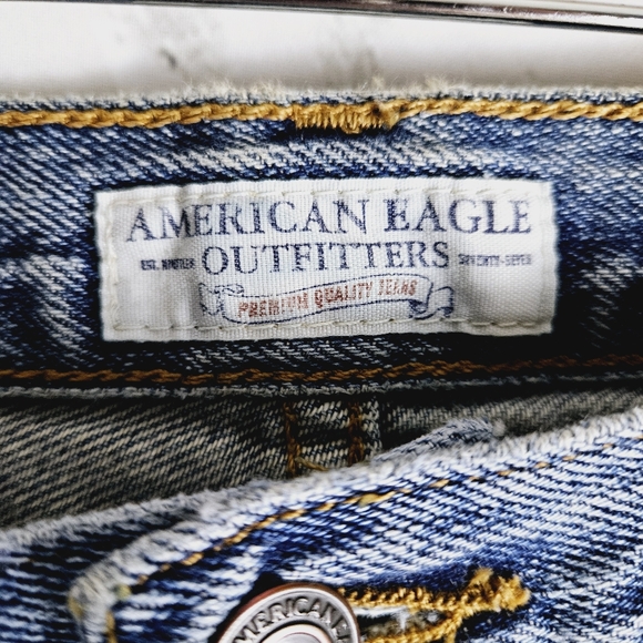 AMERICAN EAGLE | hipster fit vintage flare wide leg jeans - Picture 7 of 9